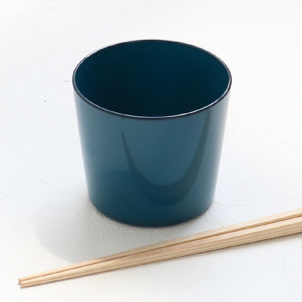 そば猪口 230ml 藍彩 プラスチック 皿 食器 山中塗り 日本製