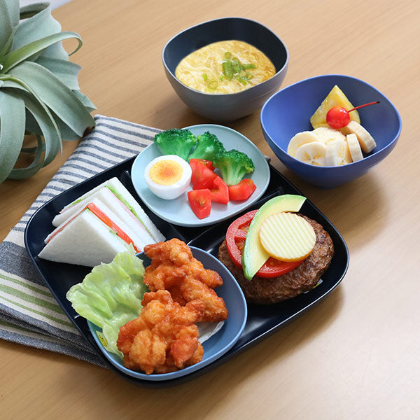 飯椀 11cm SoLow Diner ブルー 大人用 皿 食器 お茶碗 プラスチック 日本製