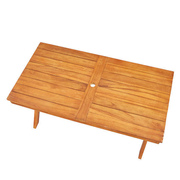 ガーデンテーブル 木製 長方形 ダイニングテーブル