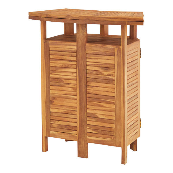 ガーデンテーブル 木製 カウンター フォールディングカウンター
