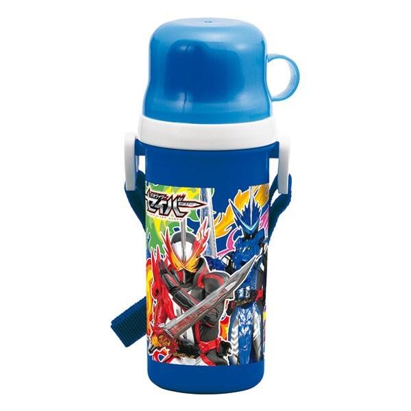 水筒 プラスチック コップ 直飲み 2way 仮面ライダーセイバー コップ付直飲みプラボトル 500ml