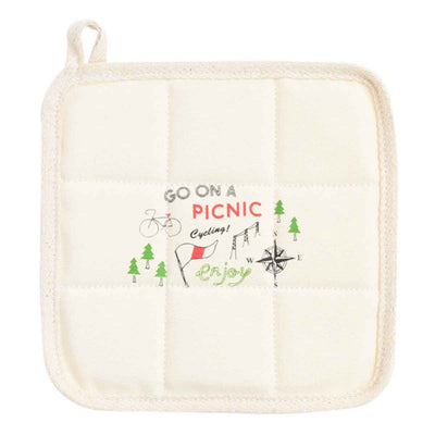 鍋敷き キャンバスなべ敷き 綿製 ニコット