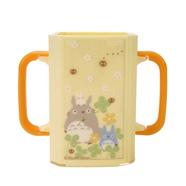 ドリンクホルダー 紙パックホルダー となりのトトロ クローバー 両手 ハンドル付き 子供用 キャラクター