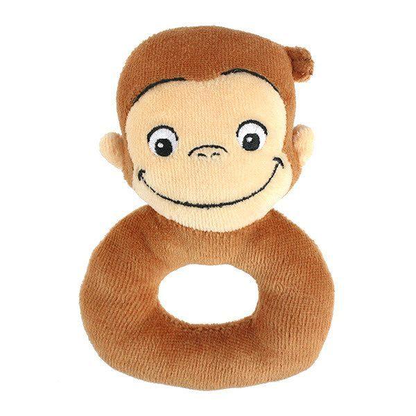 ガラガラ おさるのジョージ ラトル おもちゃ 玩具 赤ちゃん キャラクター