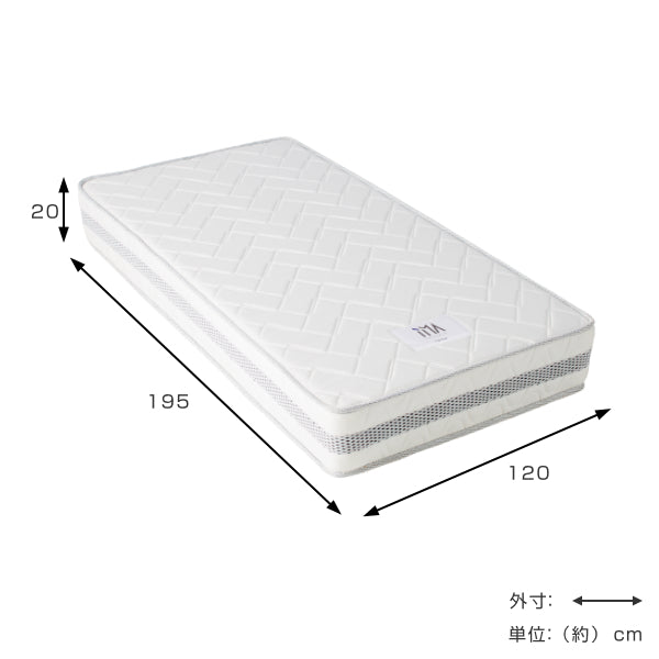 マットレス セミダブル ボンネルコイル ベッド ベッドマットレス マット 通気性