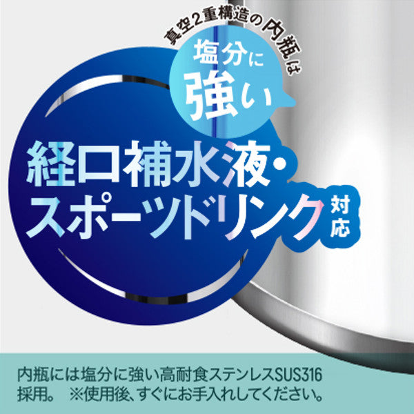 水筒 ステンレス スポーツドリンク対応 ワンタッチ 550ml