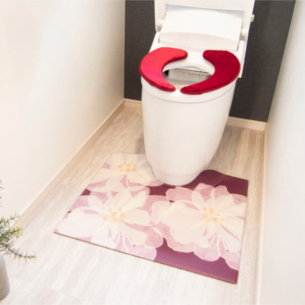 トイレマット 55×60cm 隙間にピタっトイレマット 拭ける レギュラー PVC