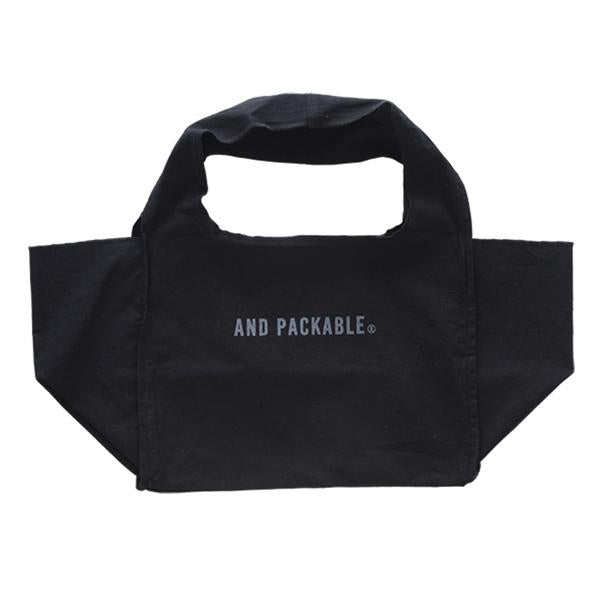 エコバッグ 折り畳み式 コンビニ マルシェバッグ AND PACKABLE アンドパッカブル アンドロゴ