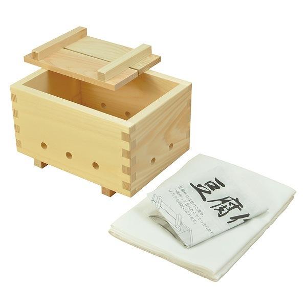 豆腐作り器 にがり無し 木製 日本製 レシピ付き