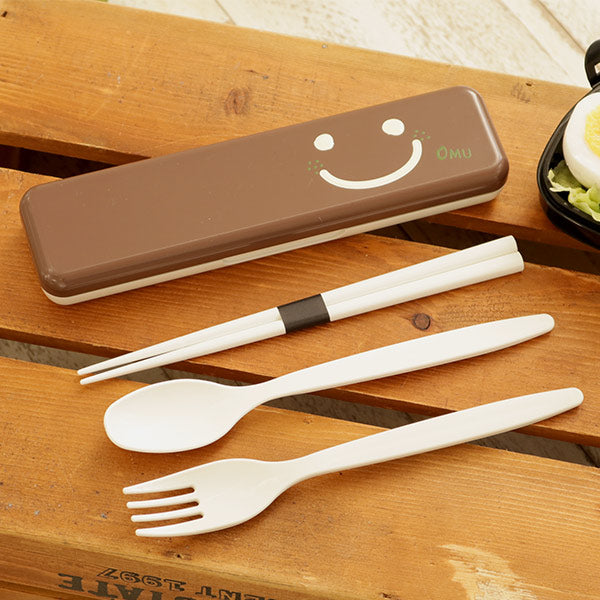 トリオセット 箸 スプーン フォーク OBENTO TIME 18cm カトラリーセット