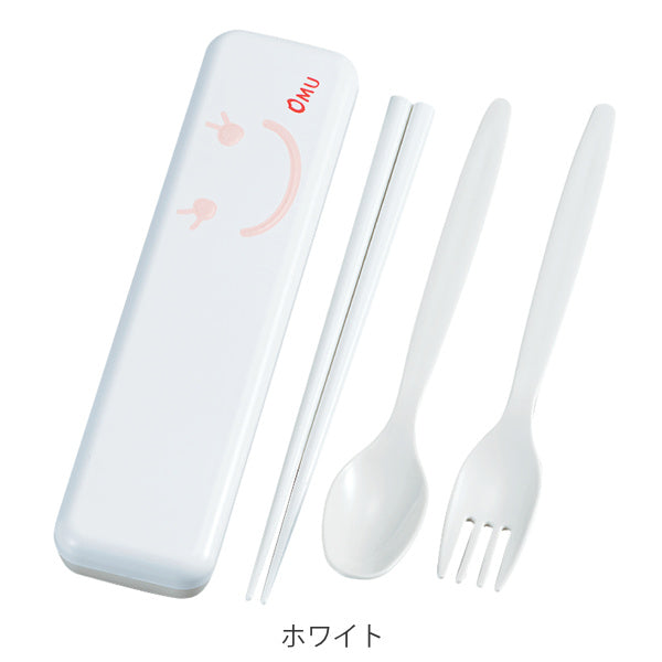 トリオセット 箸 スプーン フォーク OBENTO TIME 18cm カトラリーセット