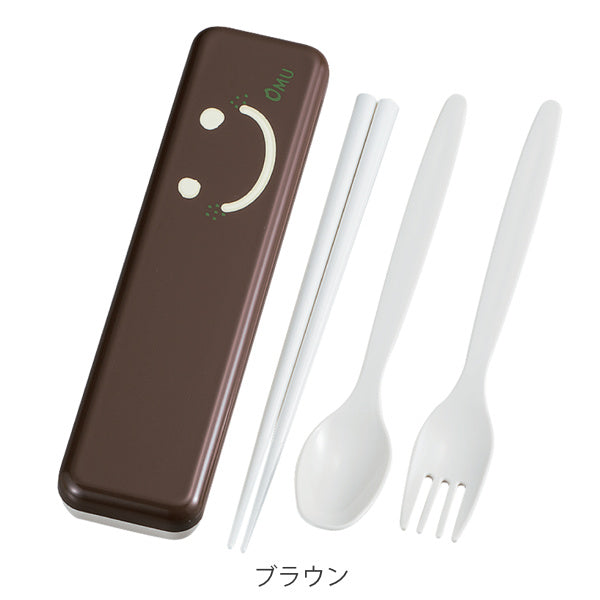 トリオセット 箸 スプーン フォーク OBENTO TIME 18cm カトラリーセット