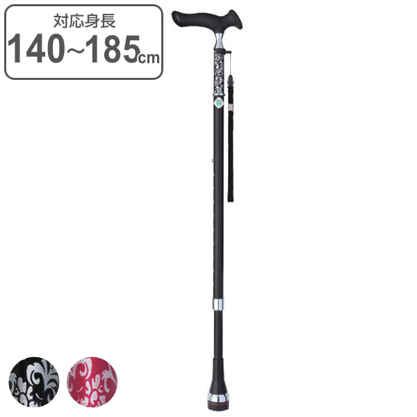 杖 かるがも ステッキ ロータリー 伸縮 女性 男性 身長～185cm 介護 -2