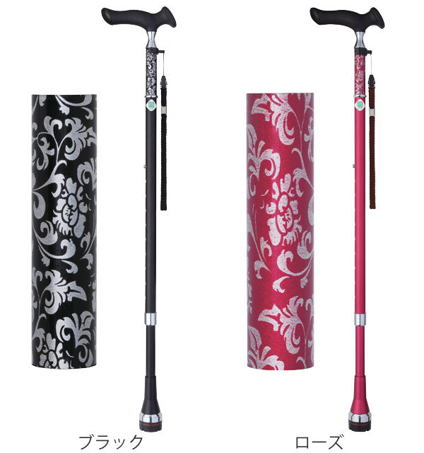 杖 かるがも ステッキ ロータリー 伸縮 女性 男性 身長～185cm 介護 -4