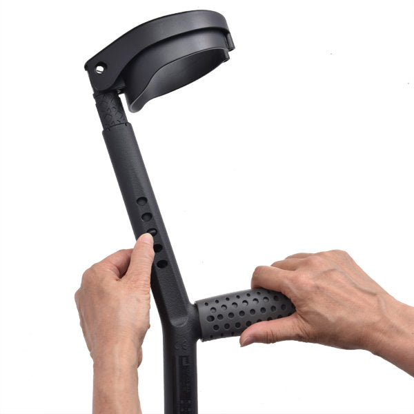 杖 クラッチ杖 クローズカフクラッチ 袋付 折りたたみ 身長～186cm 介護 -8