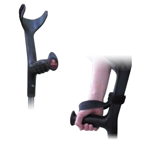 杖 クラッチ杖 オープンカフクラッチ 袋付 折りたたみ 身長～186cm 介護 -8