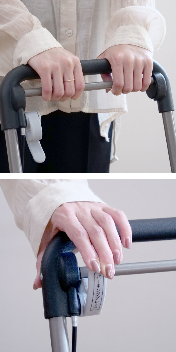 シルバーカーミドルタイプウェルキャリー高さ調節折りたたみ