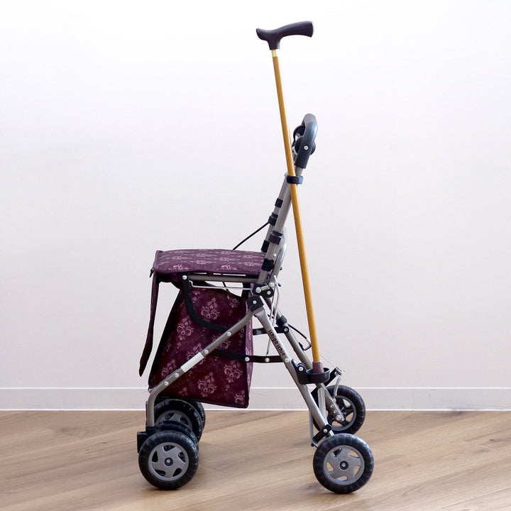 シルバーカーミドルタイプウェルキャリー高さ調節折りたたみ