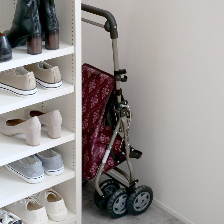 シルバーカーミドルタイプウェルキャリー高さ調節折りたたみ