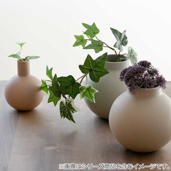 花瓶 陶器 フラワーベース ショート ASH 直径16×高さ15.5cm -10