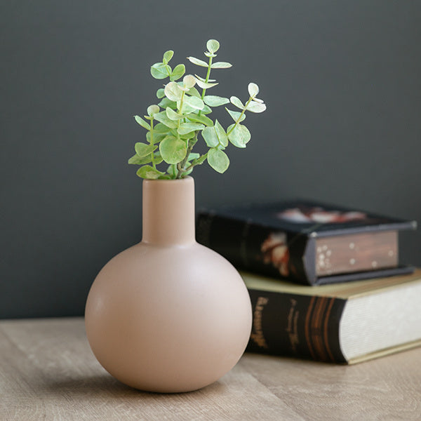 花瓶 陶器 フラワーベース ロング ASH 直径10.5×高さ13cm -8