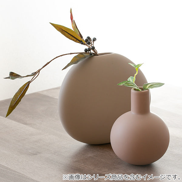 花瓶 陶器 フラワーベース ロング ASH 直径10.5×高さ13cm -9