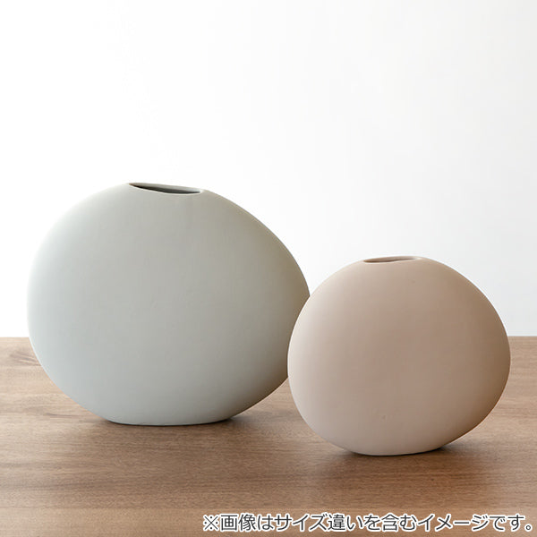 花瓶 陶器 フラワーベース スリムS ASH 幅19×奥行6.5×高さ17cm -9