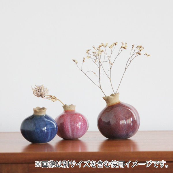 花瓶 一輪挿し 陶器 パカ 直径8×高さ8cm -8