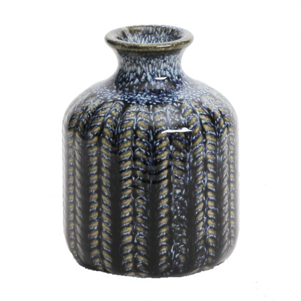 花瓶 一輪挿し 陶器 ゲラルド ショート 直径7×高さ10cm -6