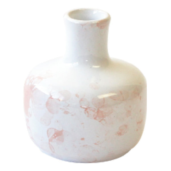 花瓶 一輪挿し 陶器 シェミーチョコ 直径7×高さ8cm -8