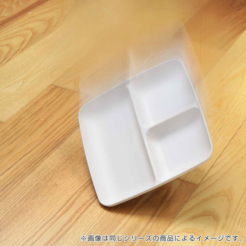 プレート 22.5cm MIN FARG ランチプレート 子供 食器 プラスチック 子供用食器 食洗機対応 スタッキング 日本製