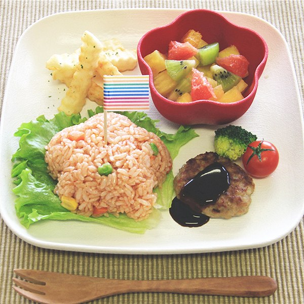 ボウル 10cm Kids Style 子供用食器 おはな 花 食器 プラスチック 日本製
