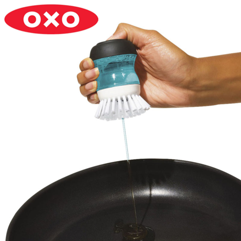 OXOオクソーキッチンブラシワンプッシュパームブラシ2