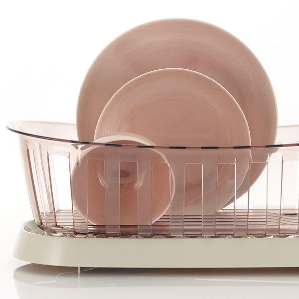 水切りかご スリム 皿を立てやすい 水切り プラスチック製 クレース ディッシュドレイナー
