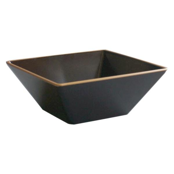 小鉢 13cm 小 角小鉢 溜渕金 抗菌 皿 食器 和食器 正月 おせち プラスチック 日本製