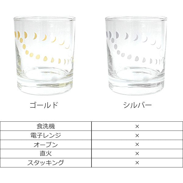 グラス 300ml ムーンフェーズ ガラス コップ タンブラー 食器 日本製