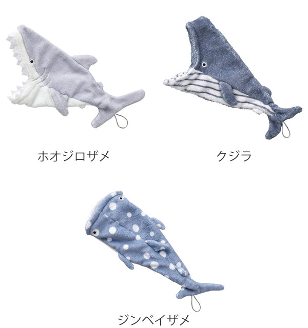 ノコギリザメデザインの最高級ハンカチ！ もったいなく