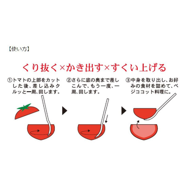 野菜 くり抜き ベジカップスプーン ベジココット BPAfree -9