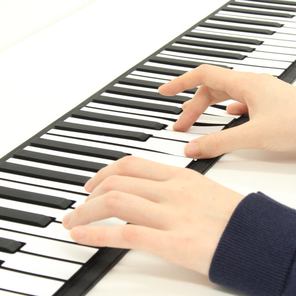 ピアノ 電子ピアノ コンパクト 88鍵盤 ロールアップピアノ -4
