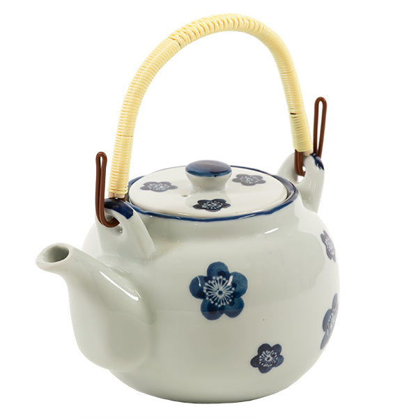 土瓶 600ml 青小梅 茶こし付き 急須 ポット ティーポット 陶器 – ハウジー