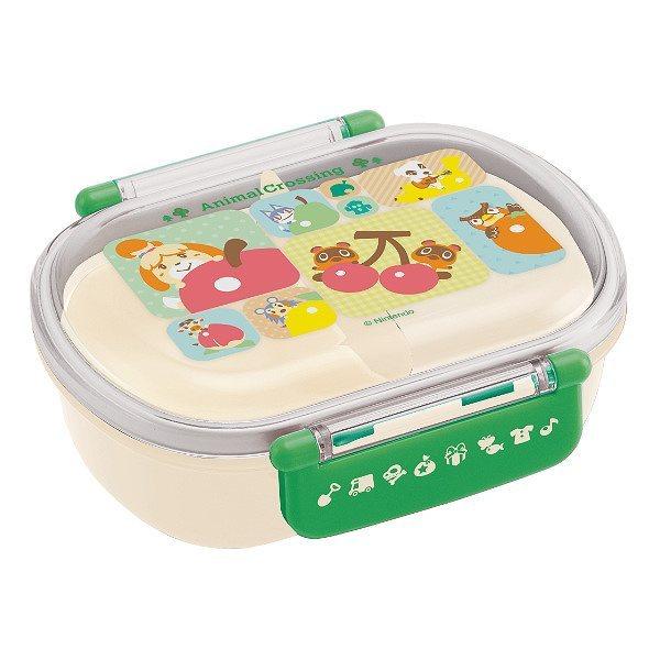 お弁当箱 1段 抗菌 プラスチック ふわっとタイトランチボックス どうぶつの森 360ml 子供