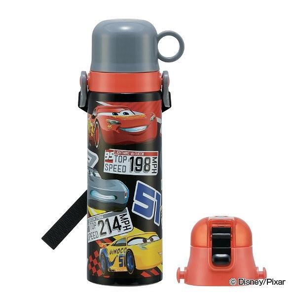 水筒 ステンレス 直飲み コップ 2WAY カーズ 超軽量 580ml 570ml 子供