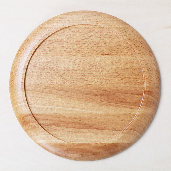 プレート 24cm L プレートディッシュ 木製 皿 食器 洋食器 天然木 ビーチ