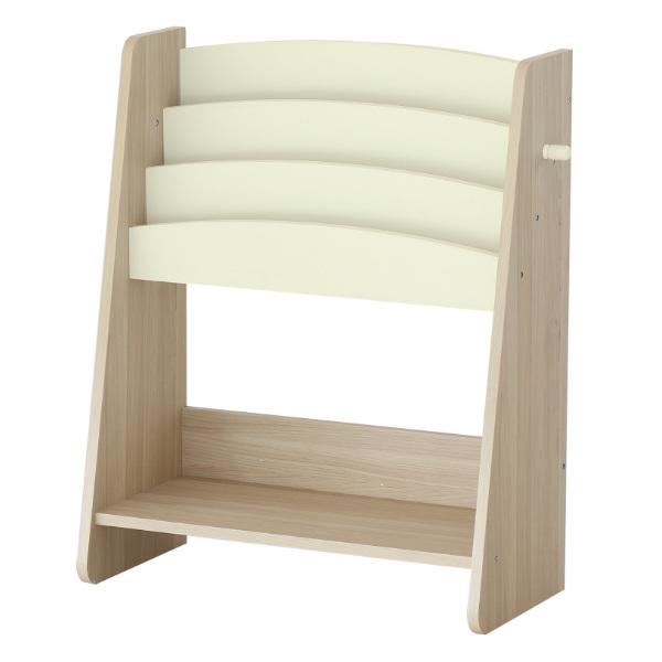 本棚 幅68cm 絵本棚 ブックラック 子供用 収納 収納ボックス ラック