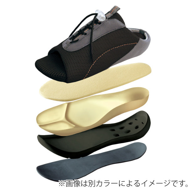 スニーカー 靴 勝野式 Dr.アーチスニーカー ピンク×ブラック Mサイズ Lサイズ