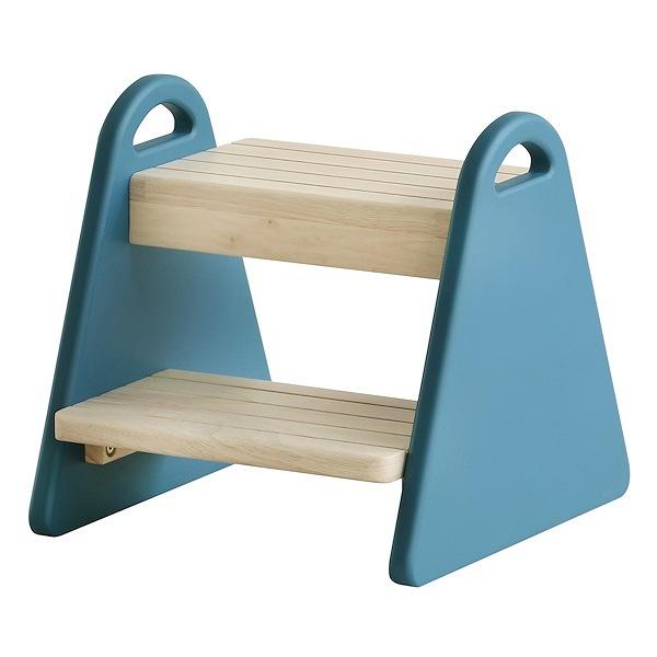 ステップ 踏み台 二段 高さ30cm キッズ 木製 天然木