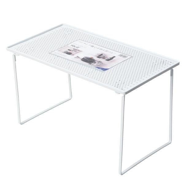 キッチンラック 高足タイプ 積み重ね棚 スチール製 キッチンフィット