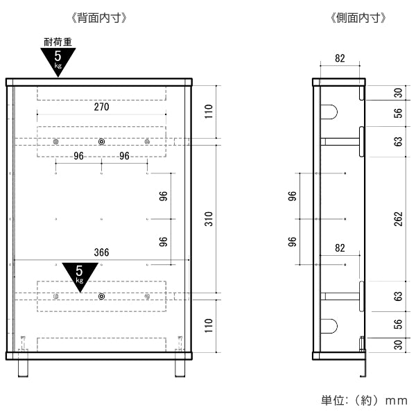 テレビ裏収納 ちょい足しボックス HDD ゲーム機収納 幅39cm