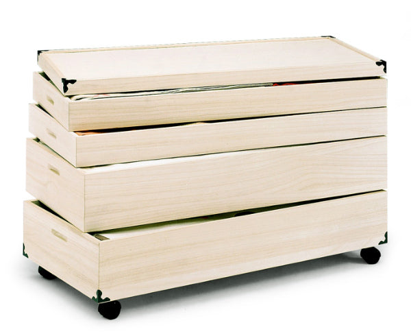 衣装ケース 総桐 衣裳箱 キャスター付 4段 日本製 幅91cm -6