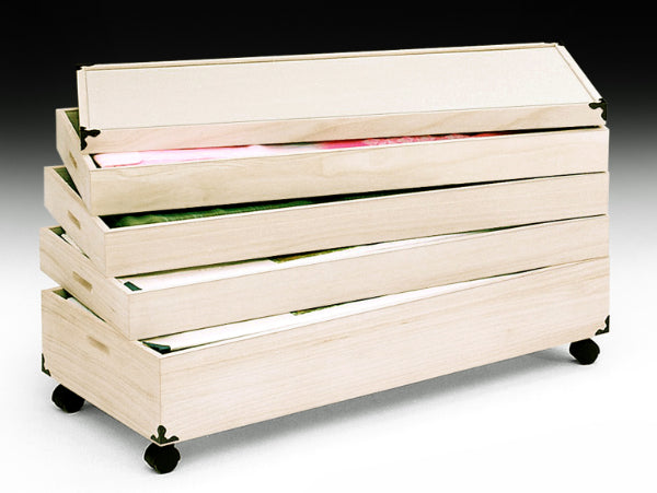 衣装ケース 総桐 衣裳箱 キャスター付 4段 日本製 幅91cm -6